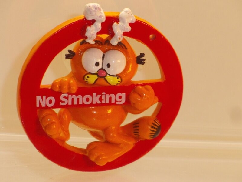 Garfield: Bully: Garfield No Smoking (Saugnapf-Figur) Garfield: Bully: Garfield No Smoking (Saugnapf-Figur)