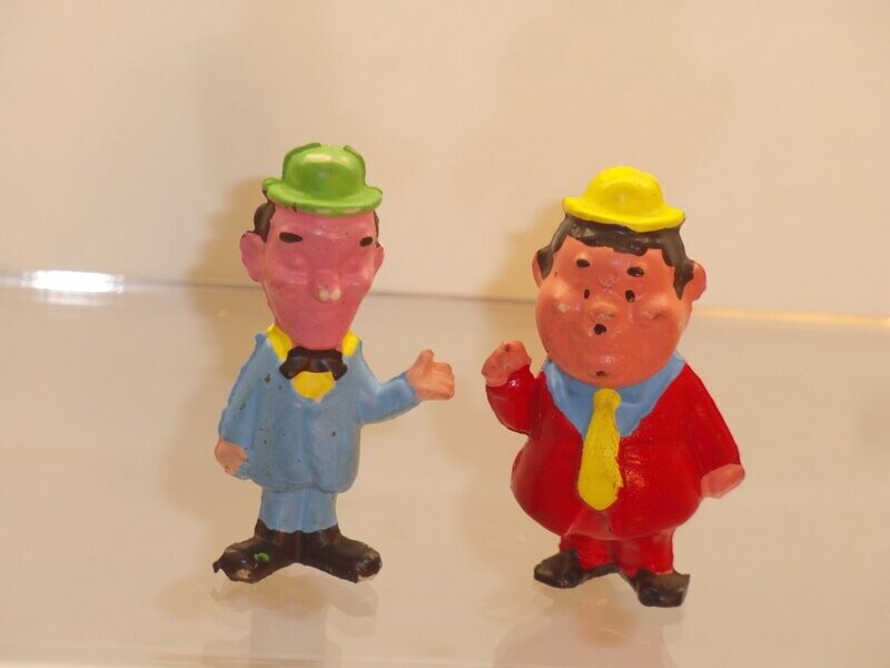 Dick und Doof: Heimo 70er Jahre: kompletter Satz mit 2 Figuren Dick und Doof: Heimo 70er Jahre: kompletter Satz mit 2 Figuren