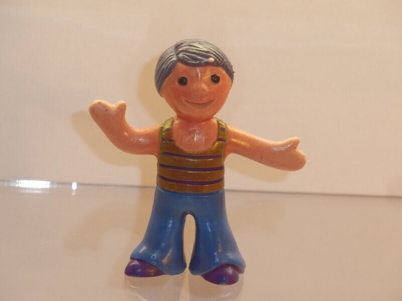 Kli-Kla-Klawitterbus: Schleich 1974: Knet-Junge Kli-Kla-Klawitterbus: Schleich 1974: Knet-Junge "Freddy"
