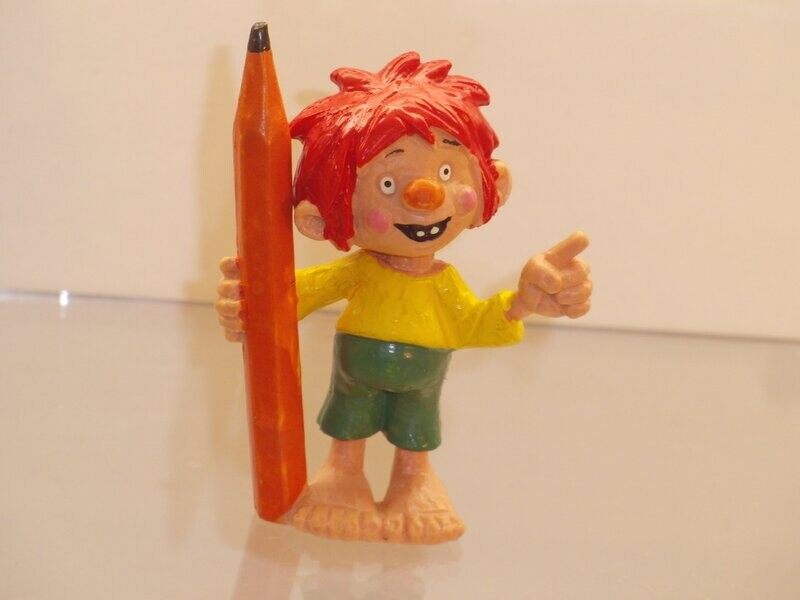 Pumuckl: Schleich 1983: Pumuckl mit Bleistift