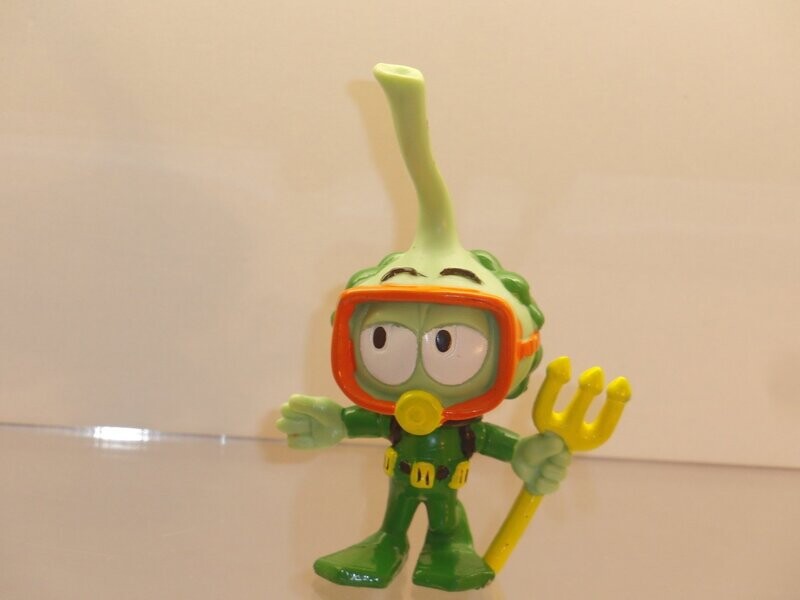 Schnorchels: Schleich 1983: Grüner Schnorchel mit Dreizack Schnorchels: Schleich 1983: Grüner Schnorchel mit Dreizack