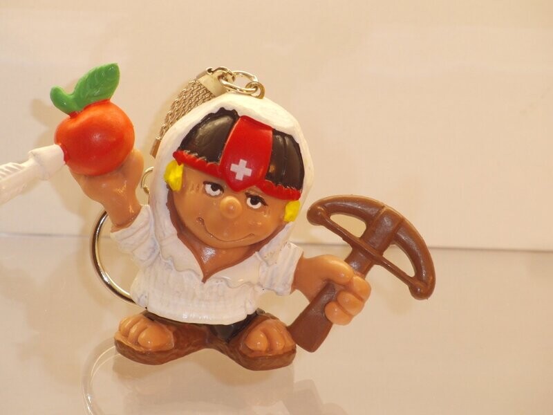 Seppli: Schleich 1984: Seppli mit Armbrust (Schlüsselanhänger) Seppli: Schleich 1984: Seppli mit Armbrust (Schlüsselanhänger)