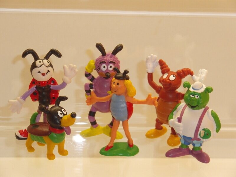 Ferdy: Schleich 1986: kompletter Satz mit 6 Figuren Ferdy: Schleich 1986: kompletter Satz mit 6 Figuren