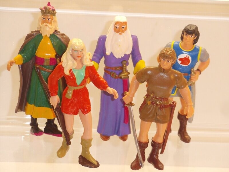 Prinz Eisenherz: Comics Spain 1992: kompletter Satz mit 5 Figuren Prinz Eisenherz: Comics Spain 1992: kompletter Satz mit 5 Figuren