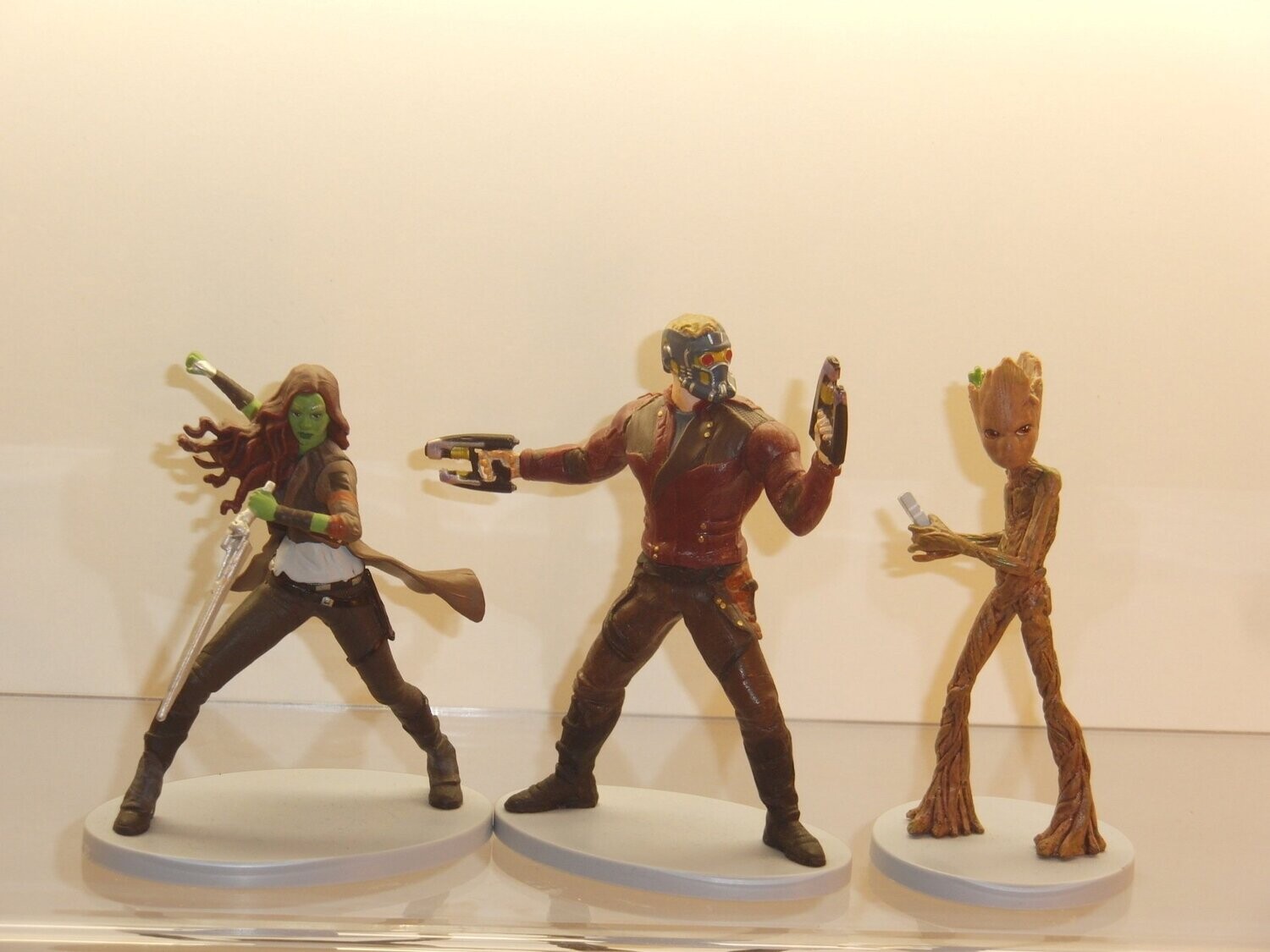 Marvel Superhelden: Disney Store: Guardians of the Galaxy: Set mit 3 verschiedenen Figuren