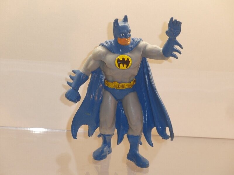 DC Superhelden: Comics Spain 80er/90er Jahre: Batman blauer Dress DC Superhelden: Comics Spain 80er/90er Jahre: Batman blauer Dress