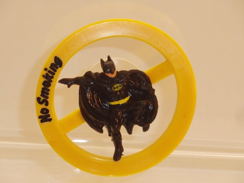 DC Superhelden: Bully 1989: Batman No-Smoking (Figur mit Saugnapf) DC Superhelden: Bully 1989: Batman No-Smoking (Figur mit Saugnapf)