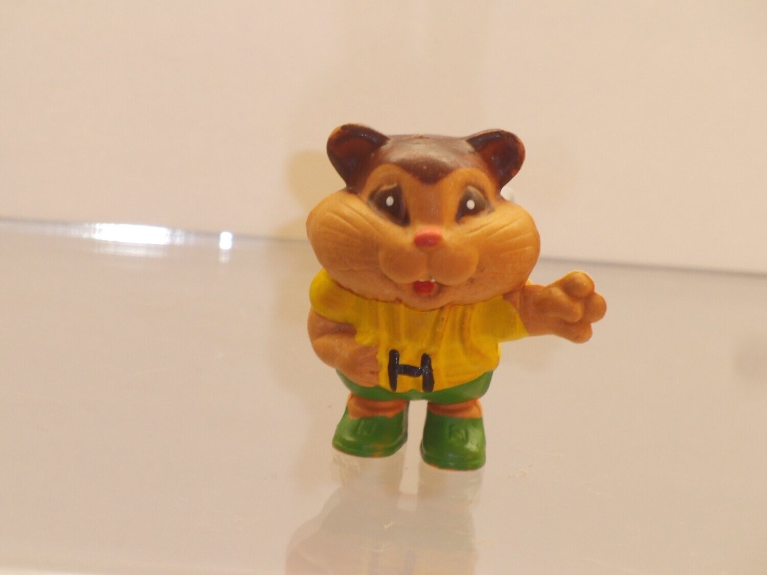 Werbefiguren: Commerzbank 90er Jahre: Goldi Hamster als Wanderer (CE-Zeichen)