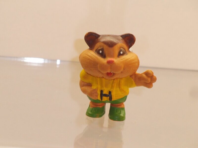 Werbefiguren: Commerzbank 90er Jahre: Goldi Hamster als Wanderer (CE-Zeichen)