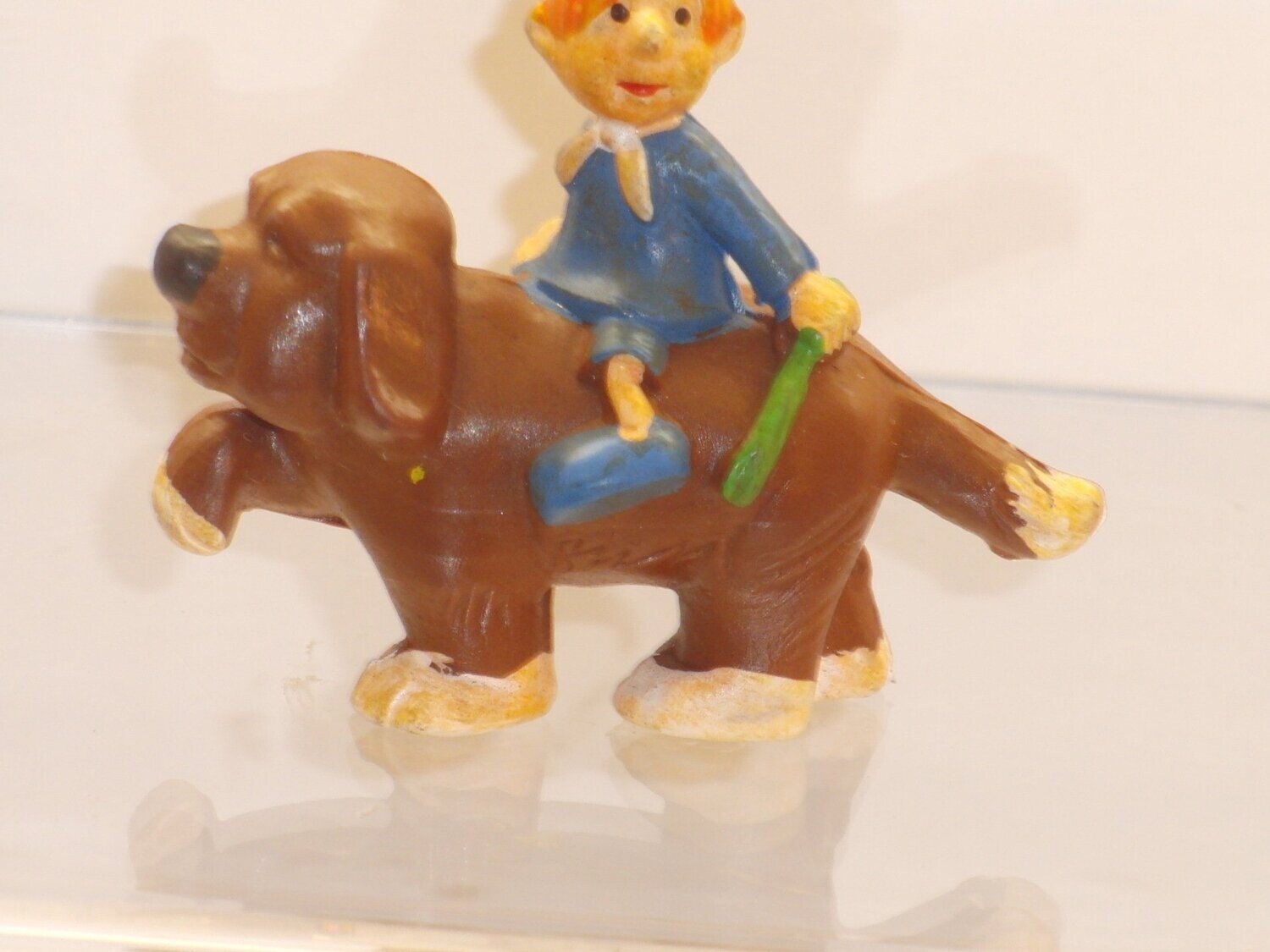 Werbefiguren: Sparkasse 80er Jahre: KNAX: Dodo mit Nero (Hartplastik)