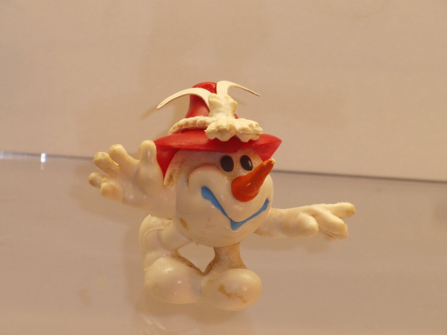 Werbefiguren: Olympische Spiele Insbruck 1976: Maskottchen Schneemanderl (fehlende Schlüsselkette)