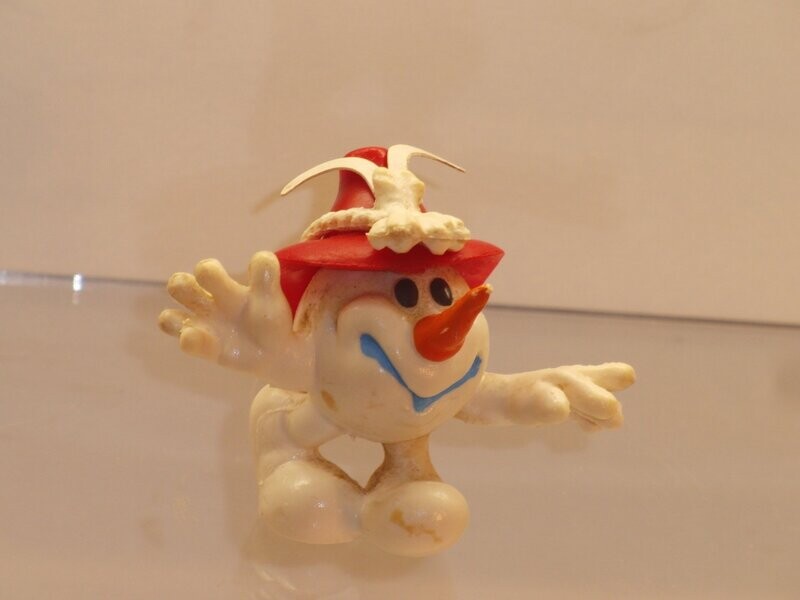 Werbefiguren: Olympische Spiele Insbruck 1976: Maskottchen Schneemanderl (fehlende Schlüsselkette)
