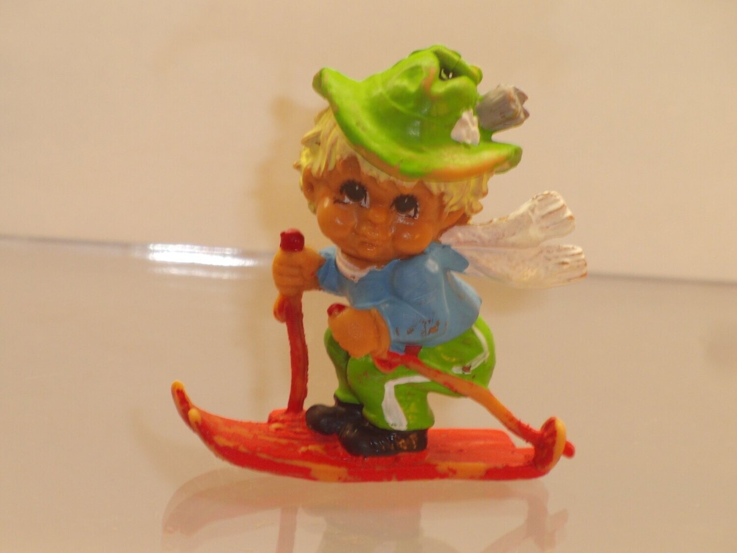 Werbefiguren: Ski-WM Garmisch-Partenkirchen 1978: Maskottchen Billy als Skifahrer