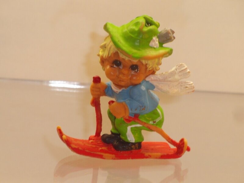 Werbefiguren: Ski-WM Garmisch-Partenkirchen 1978: Maskottchen Billy als Skifahrer Werbefiguren: Ski-WM Garmisch-Partenkirchen 1978: Maskottchen Billy als Skifahrer