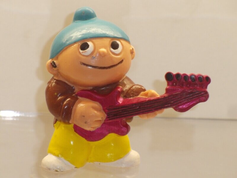 Werbefiguren: ZDF: Mainzelmännchen: Bully 1989: Mainzel mit Gitarre