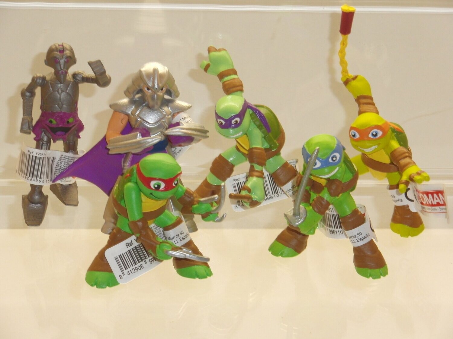 Teenage Mutant Ninja Turtles: Comansi 2020: kompletter Satz mit 6 verschiedenen Figuren