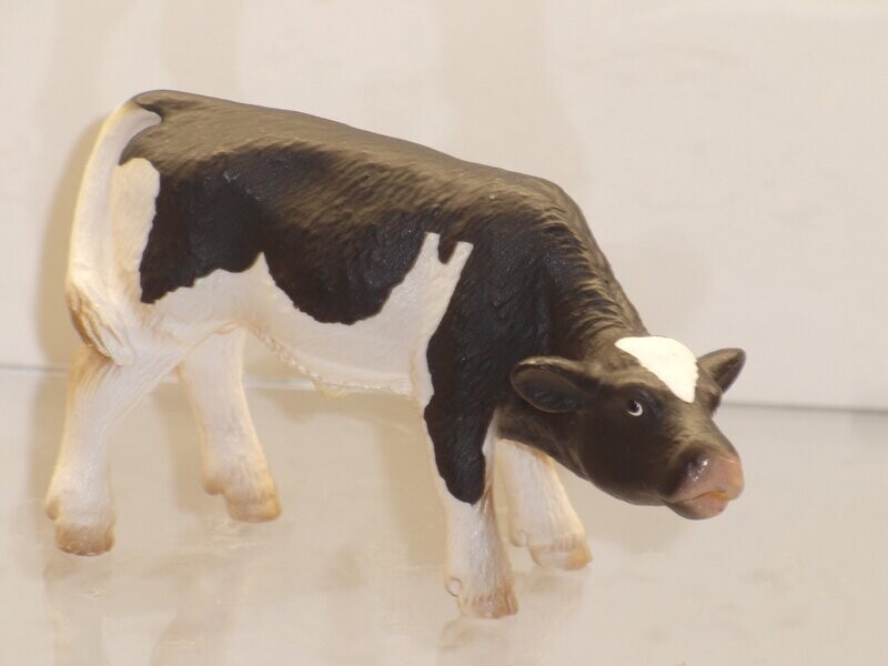 Schleich: 13615 Kalb schwarzbunt saugend Schleich: 13615 Kalb schwarzbunt saugend
