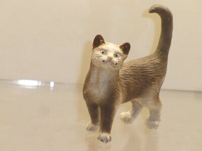 Schleich: 13122 Katze stehend (helle Bemalung)