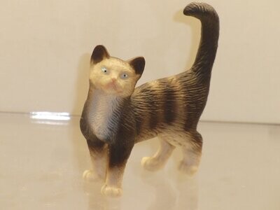 Schleich: 13122 Katze stehend (dunkle Bemalung)