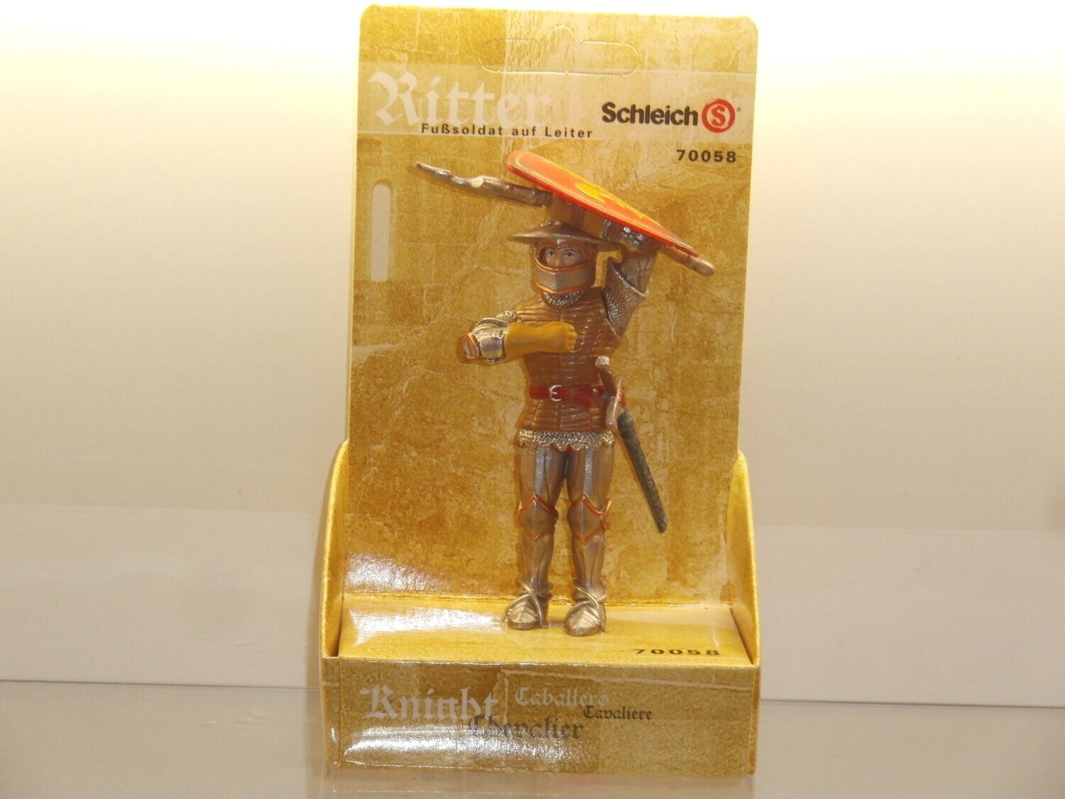 Schleich: 70058 Fußsoldat auf Leiter in Verpackung