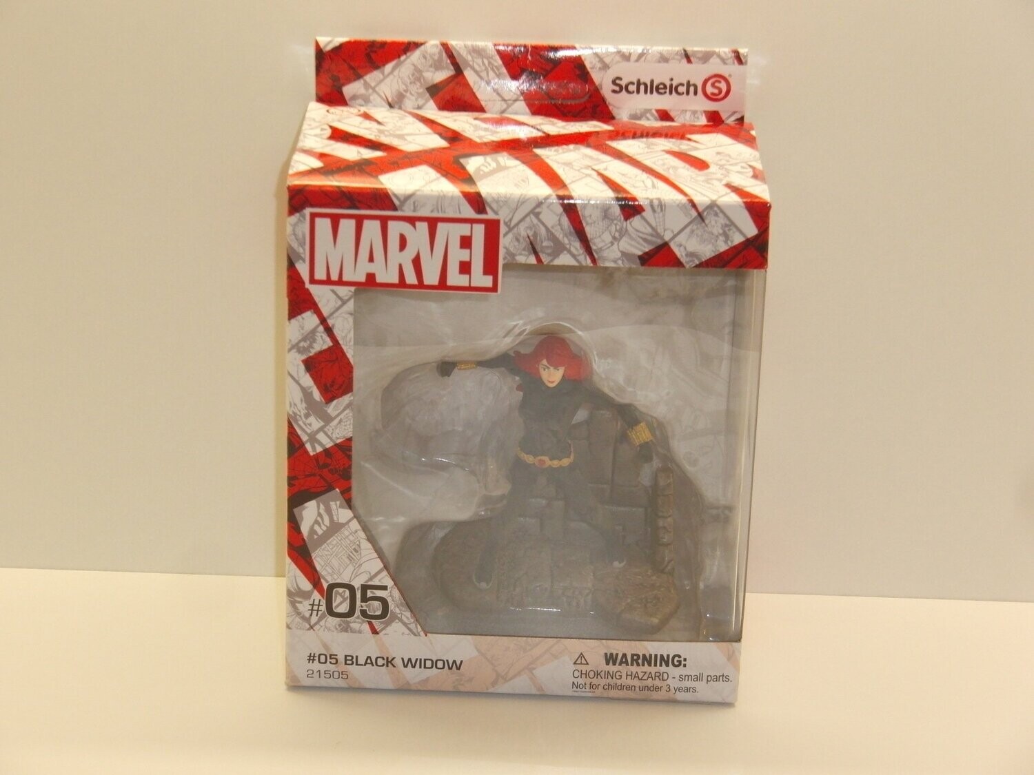 Schleich Superhelden: 21505 Marvel Black Widow in Verpackung