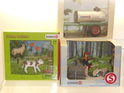 Spielsets und Zubehör rund um den Bauernhof/Pferdehof