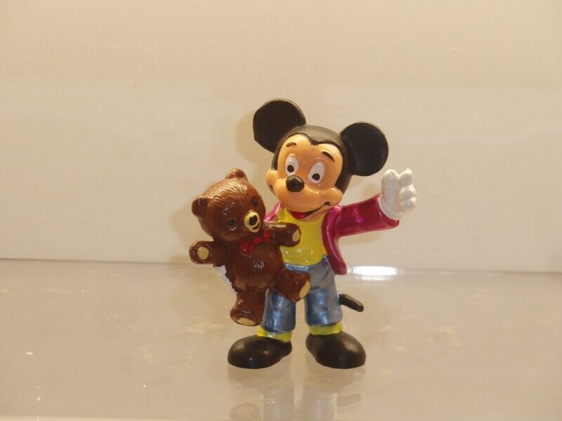 Disney: Micky Maus: Bully/Bullyland 90er Jahre: Micky mit Teddy Disney: Micky Maus: Bully/Bullyland 90er Jahre: Micky mit Teddy
