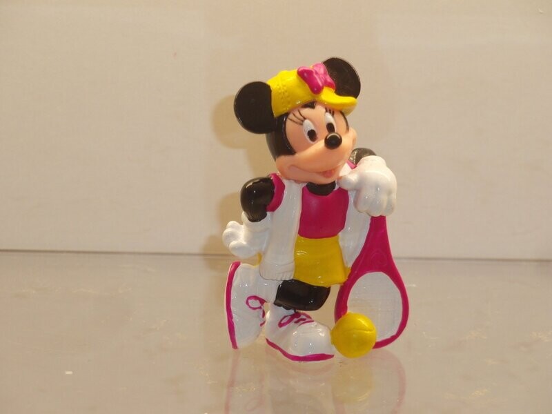 Disney: Minnie Maus: Disney Store 1999: Minnie mit Tennisschläger Disney: Minnie Maus: Disney Store 1999: Minnie mit Tennisschläger