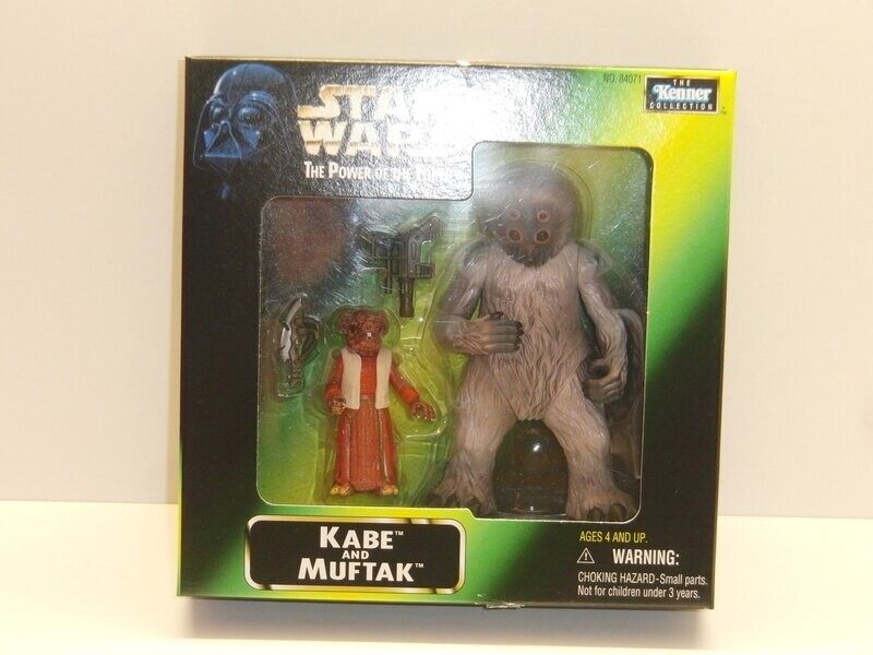 Star Wars: Hasbro/Kenner 1998: Kabe und Muftak  in Verpackung