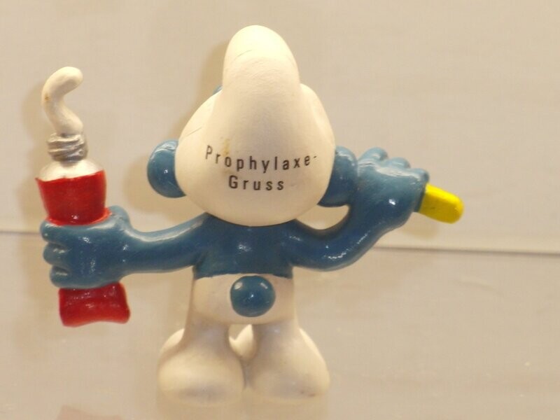 Werbeschlumpf Prophylaxe Gruss Zahnputzschlumpf Werbeschlumpf Prophylaxe Gruss Zahnputzschlumpf