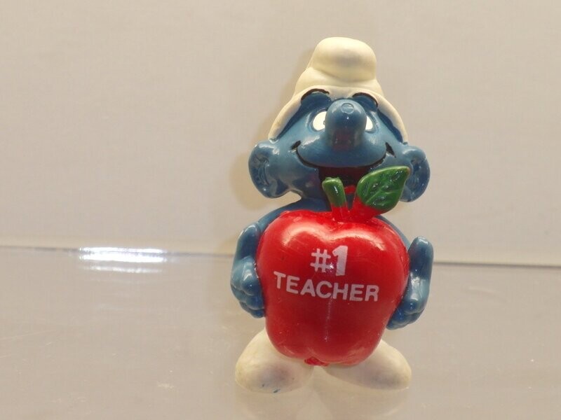 Werbeschlumpf 1# Teacher Schlumpf mit rotem Apfel
Beschriftung auf Unterseite Werbeschlumpf 1# Teacher Schlumpf mit rotem Apfel
Beschriftung auf Unterseite