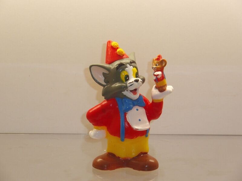 Tom & Jerry: Süßigkeiten-Topper 90er Jahre: Tom und Jerry als Clowns Tom & Jerry: Süßigkeiten-Topper 90er Jahre: Tom und Jerry als Clowns