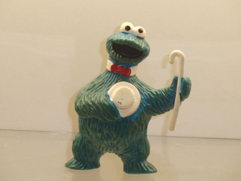 Sesamstraße: Tara Toys: Krümelmonster mit Hut und Stock Sesamstraße: Tara Toys: Krümelmonster mit Hut und Stock