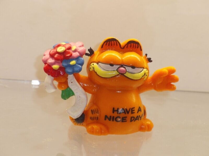 Garfield: Bully: Garfield mit Blumenstrauß Garfield: Bully: Garfield mit Blumenstrauß "Have a nice Day"