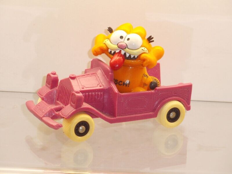 Garfield: Bully: im Auto: Lieferwagen lila: Böser Garfield Garfield: Bully: im Auto: Lieferwagen lila: Böser Garfield