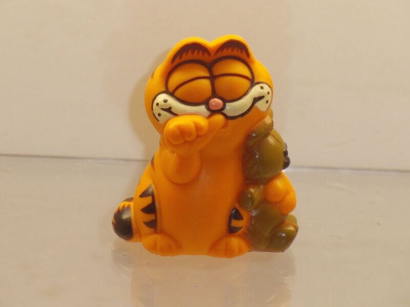 Garfield: Dakin Hong Kong 80er/90er Jahre: Garfield mit Teddy Garfield: Dakin Hong Kong 80er/90er Jahre: Garfield mit Teddy
