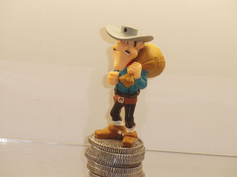 Lucky Luke: Plastoy 2009: Dalton mit Geldsack Lucky Luke: Plastoy 2009: Dalton mit Geldsack