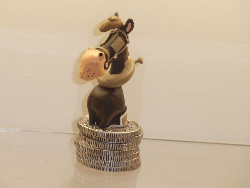 Lucky Luke: Plastoy 2009: Pferd schwarz Lucky Luke: Plastoy 2009: Pferd schwarz