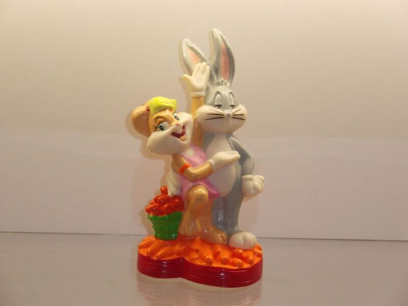Bugs Bunny & Co.: Süssigkeiten Topper 90er Jahre: Bugs und Lola Bugs Bunny & Co.: Süssigkeiten Topper 90er Jahre: Bugs und Lola