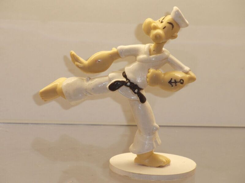 Popeye: Hongle Toys 90er Jahre: Popeye Karate (Pfeife fehlt) Popeye: Hongle Toys 90er Jahre: Popeye Karate (Pfeife fehlt)