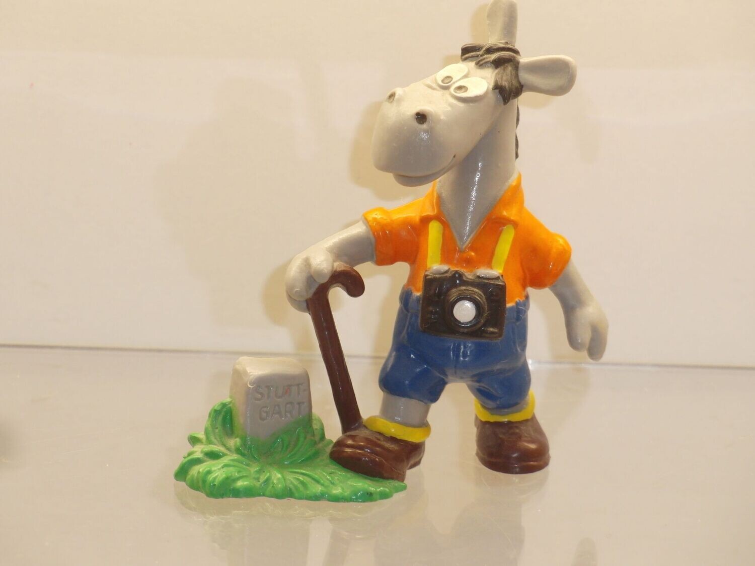 Äffle & Pferdle: Pferdle als Wanderer (Hemd orange)