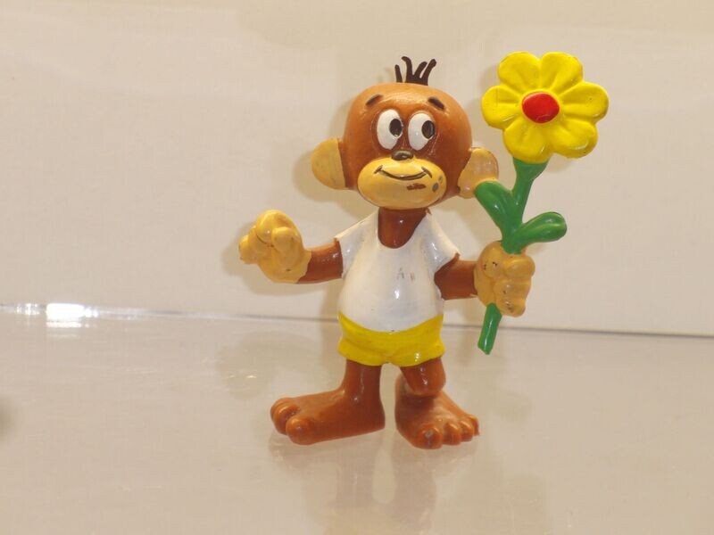 Äffle & Pferdle: Äffle mit Blume Äffle & Pferdle: Äffle mit Blume