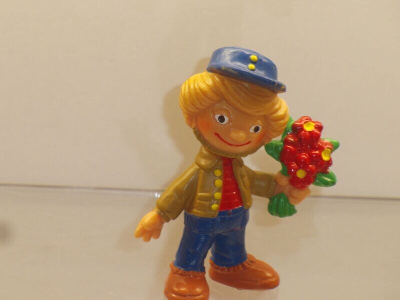 Sandmännchen: Bully 1985: Sandmännchen mit Blumen Sandmännchen: Bully 1985: Sandmännchen mit Blumen
