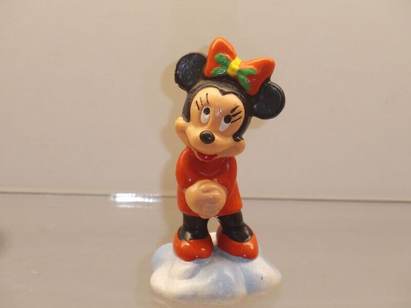 Disney: Minnie Maus: Bullyland: Weihnachten: Minnie als Engel, Wolke bemalt Disney: Minnie Maus: Bullyland: Weihnachten: Minnie als Engel, Wolke bemalt