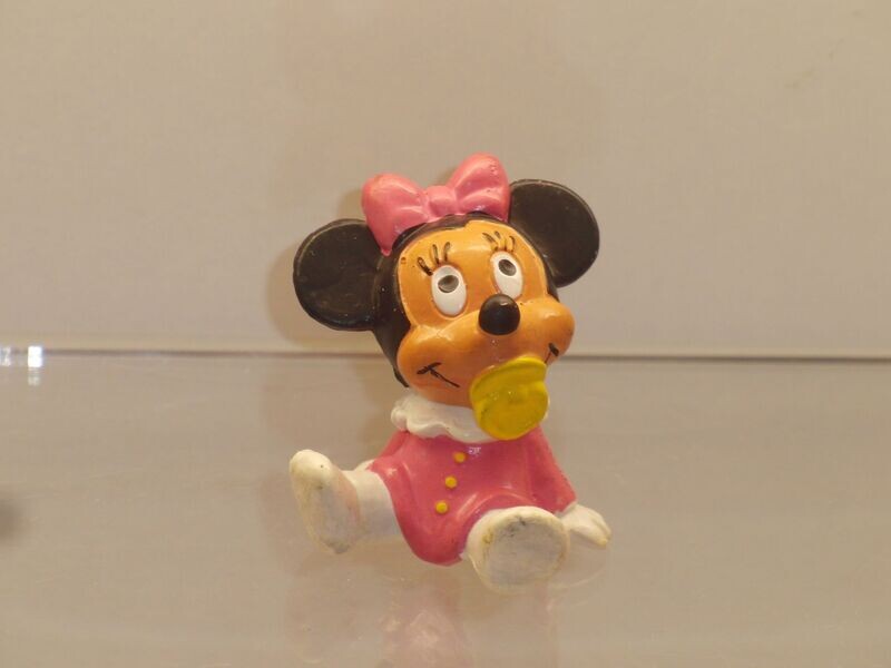 Disney Bully 90er Jahre: Disney  Baby's: Baby Minnie mit Schnuller (CE-Zeichen)