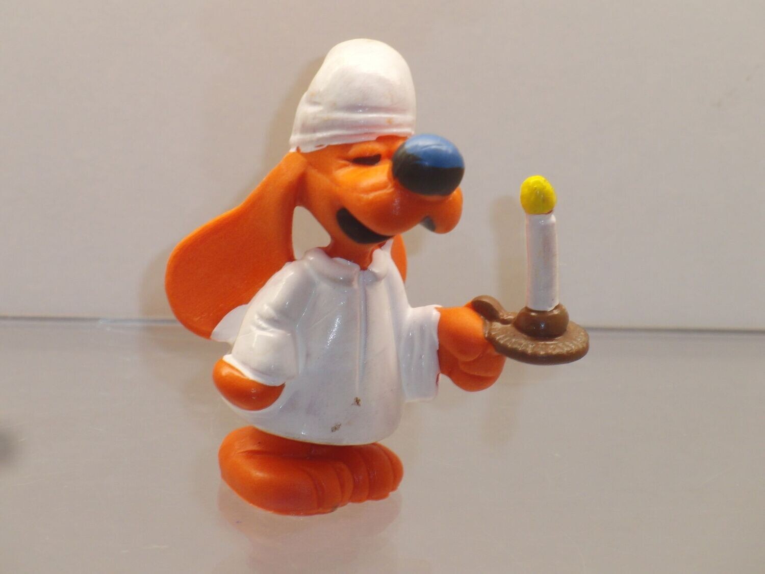 Boule und Bill: Schleich 1985: Bill im Nachthemd (Klebespuren)