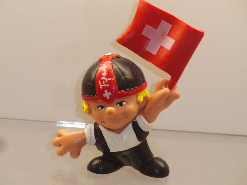 Seppli: Schleich 1984: Seppli mit Flagge