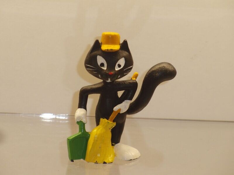 Haribo Katinchen: Schleich 80er Jahre: Katze mit Besen und Schaufel Haribo Katinchen: Schleich 80er Jahre: Katze mit Besen und Schaufel