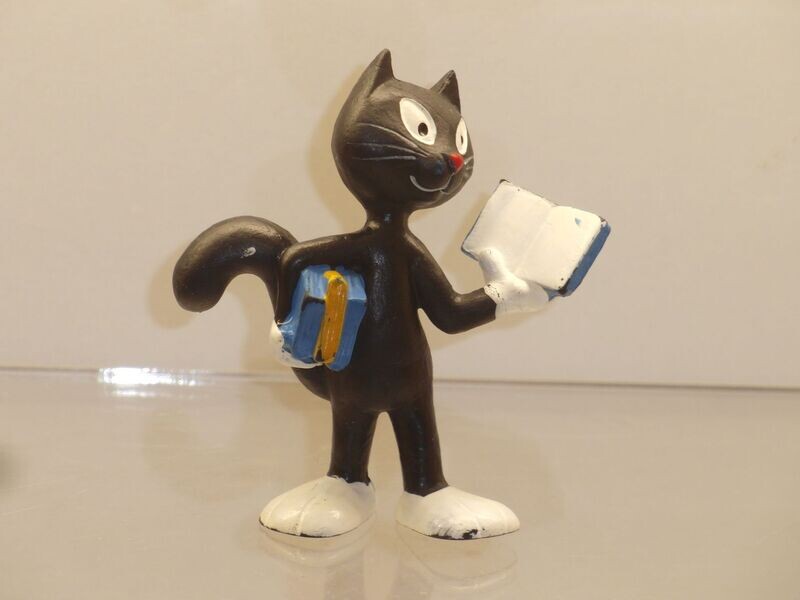 Haribo Katinchen: Schleich 80er Jahre: Katze mit Buch Haribo Katinchen: Schleich 80er Jahre: Katze mit Buch
