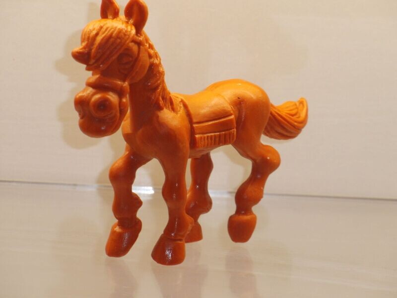 Lucky Luke: Schleich 1984: Patronimos Mustang unbemalt Lucky Luke: Schleich 1984: Patronimos Mustang unbemalt